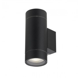 Telbix-Kman EX2 GU10 Up / Down Wall Light - Kman EX2 BK -Black/ SL-Silver  / WH-White 